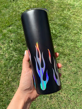 Holographic Flame 20oz Tumbler