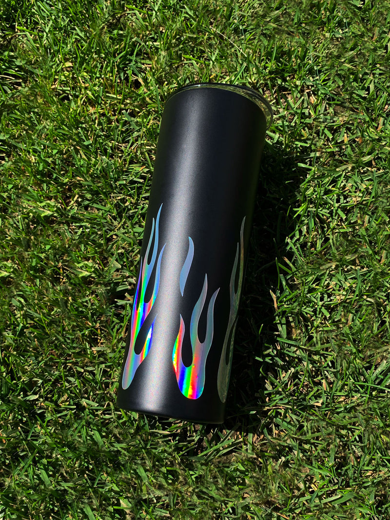 Holographic Flame 20oz Tumbler